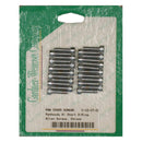 Panhead Rocker Cover Screw Kit Chrome Allen Short For 48-65 Panhead NU. With steel D-rings