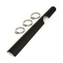 FLT Header Heat Shield Lower Right Black For 81-91 FLT/Touring (NU)