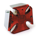 Maltese Cross Taillight Chrome