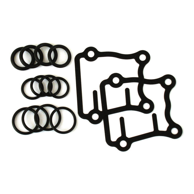 Tappet Block & Pushrod Cover Gasket Kit Rcm For 99-17 Twin Cam NU