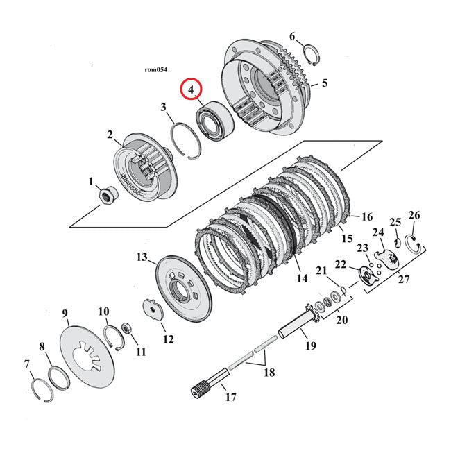 Bearing Clutch Hub Double Row