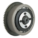 Signature Series 2 Inch Belt Drive Kit Flame Design For 90-06 Softail (NU) Polished