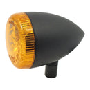 3-1 LED Bullet Taillight / Turn Signal Combo Black Amber For Universal