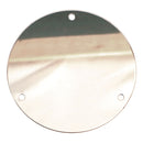 Derby Cover Flat Chrome For 70-98 B.T. NU