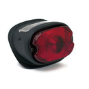 Early 55-72 Style Taillight Black For 55-72 FL