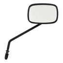 Late Oem Style Mirror Long Stem Right Side Black For 65-UP H-D