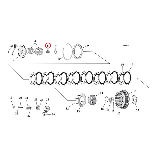 Nut Clutch Hub 519820