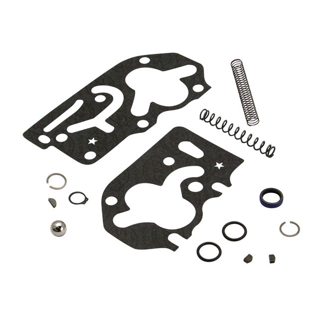 Hvhp Oil Pump Master Rebuild Kit For 84-91 Big Twin with S&S HVHP oil pump only