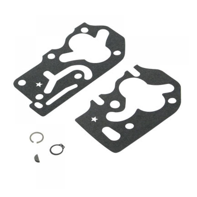 Hvhp Oil Pump Gasket Kit For 84-91 Big Twin with S&S HVHP oil pump only