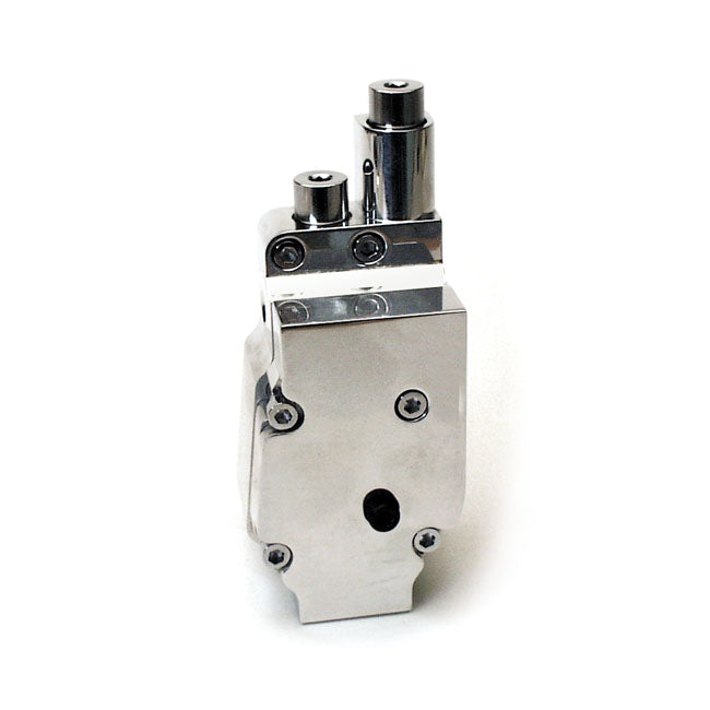 Flow Pro 1 Billet Oil Pump Kit Polished With Bottom Feed For 92-99 Evo B.T. NU