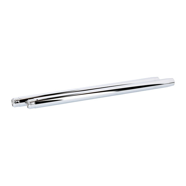 Fork Tubes Show Chrome - 35mm x 23-1/4 Inch For Standard length: 83-86 XL