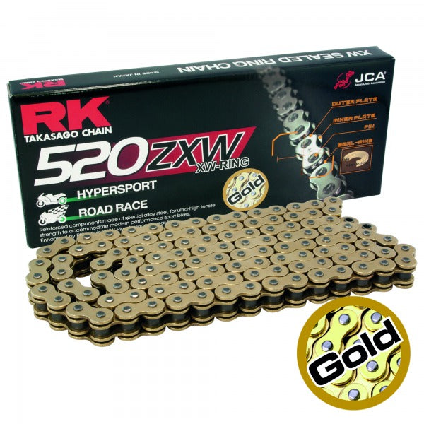 GB520ZXW-124 Gold XW-Ring Chain