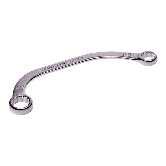 Izeltas Curved Box End Wrench 7/16 Inch X 1/2 Inch