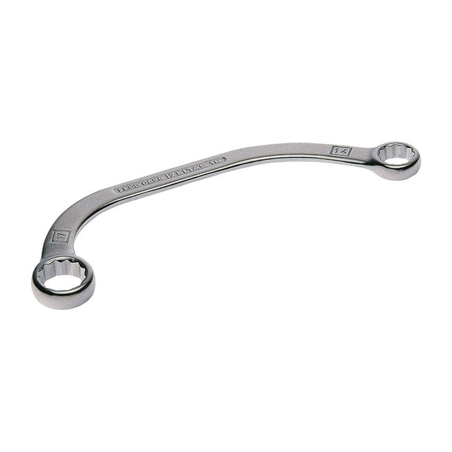 Izeltas Curved Box End Wrench 9/16 Inch X 5/8 Inch