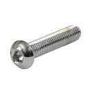 M8 X 40 MM Buttonhead Bolt Chrome