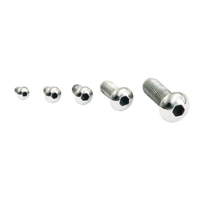 Buttonhead Bolt Polished Stainless Steel M4 X 8 MM