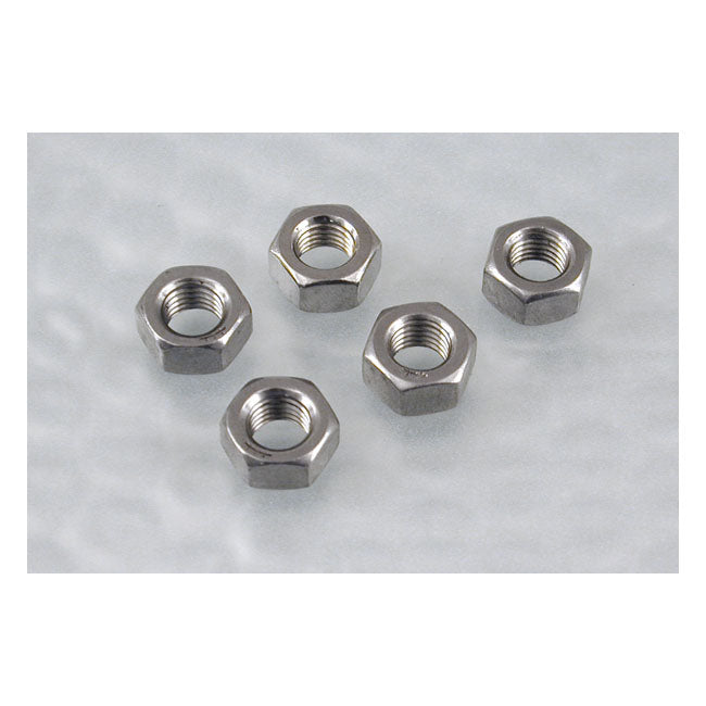 M4 X .70 Hex Nut Chrome