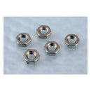 M8 X 1.25 Jam Nut Chrome