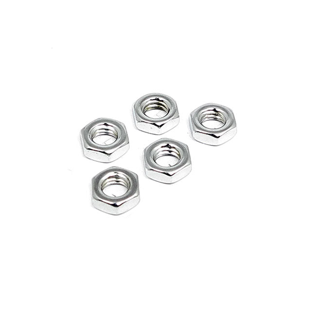 5/16-18 Jam Nut Chrome