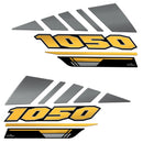 3D Motorcycle Stickers - Tank Sides Silver For Suzuki V-Strom 1050 / 1050XT 2020>2023