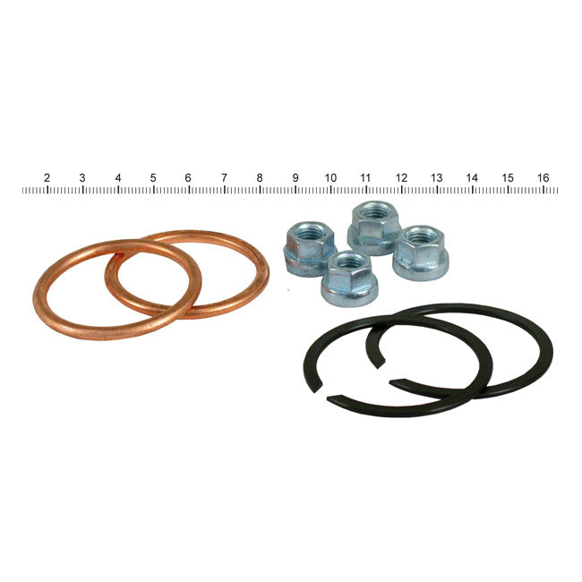 Exhaust Gasket & Mount Kit Copper Gaskets For 84-23 B.T.