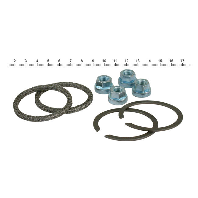 Exhaust Gasket & Mount Kit Wire / Graphite Gaskets For 84-23 B.T.