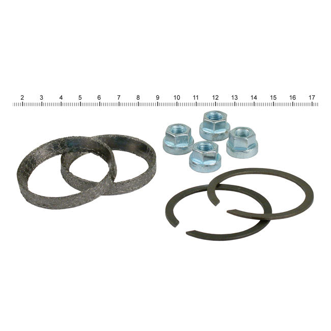 Exhaust Gasket & Mount Kit 91-09 Style For 84-23 B.T.