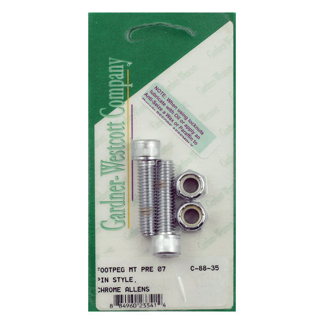 Foot Peg Mount Kit Chrome