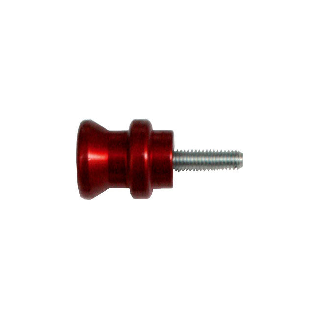 Rear Aluminum Bobbins 6 MM Red For Yamaha