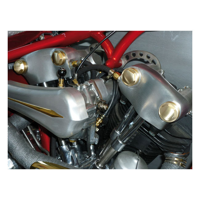 Knuckle Rocker Nuts Finned Satin Brass