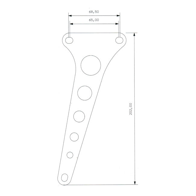 Anchor Bracket For Showa Frontend Polished