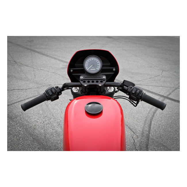 Clubman Bar Black For 82-21 H-D With 1" I.D. Risers