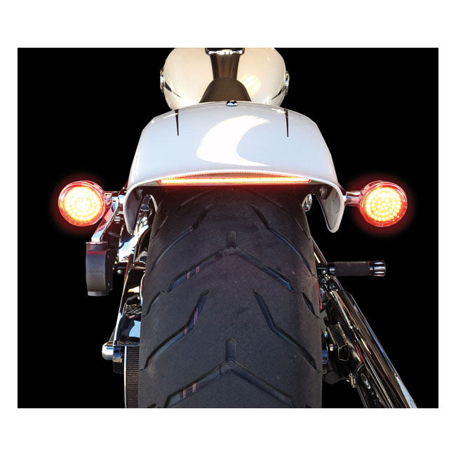 Billet LED Taillight Chrome With Clear Lens