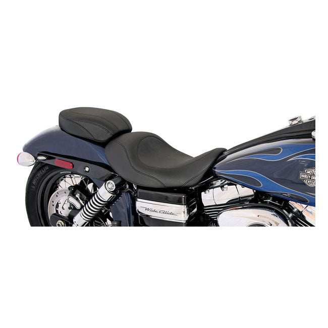 Wide Tripper Passenger Seat Black For 06-17 Dyna (NU)