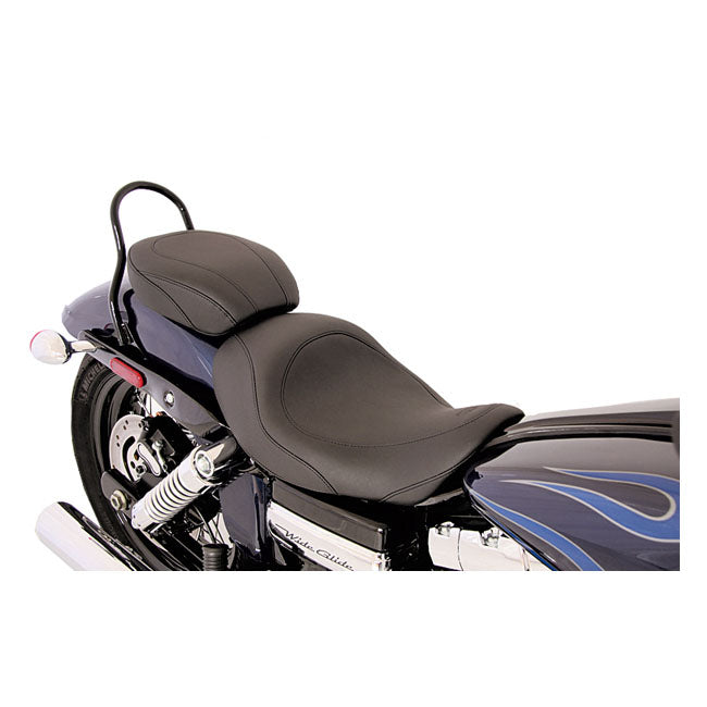 Wide Tripper Forward Solo Seat Black For 06-17 Dyna (Excl. 14-17 Fat Bob) (NU)