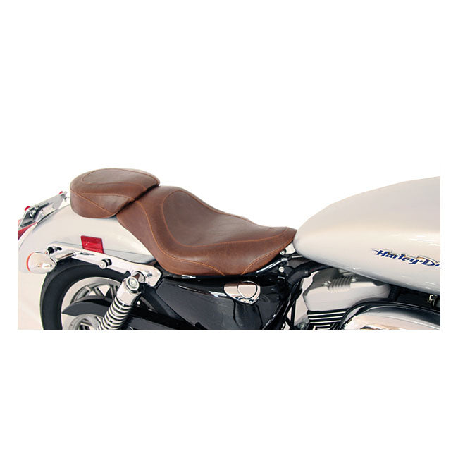 Wide Tripper Solo Seat Brown For 04-21 XL (Excl. 07-09 XL)