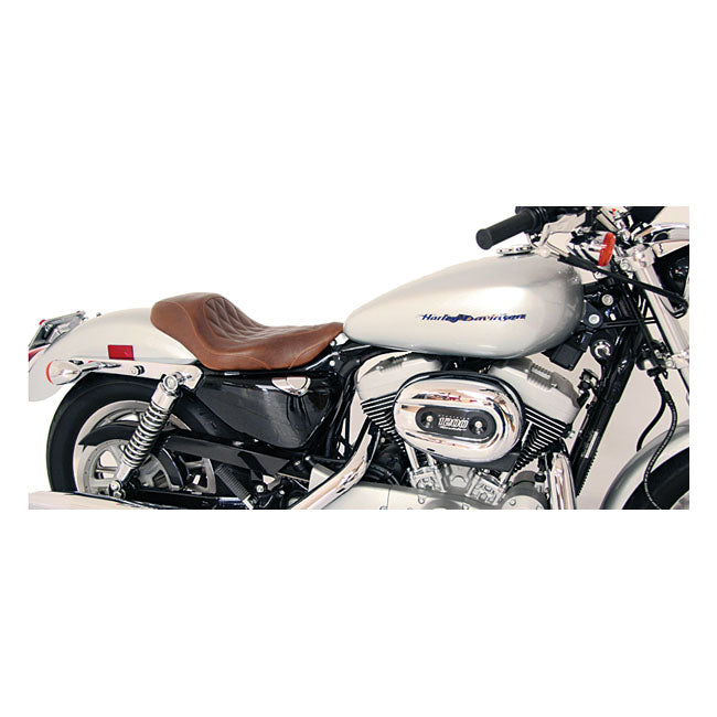 Wide Tripper Solo Seat Diamond Brown For 04-21 XL (Excl. 07-09 XL)