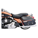 Wide Tripper 2-Up One-Piece Seat Black For 08-21 Touring