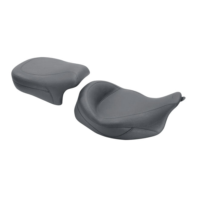 Passenger Seat Black 13.5 Inch  For 97-21 FLT/Touring