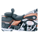 Standard Touring Solo Seat With Rider Backrest Black For 08-21 Touring