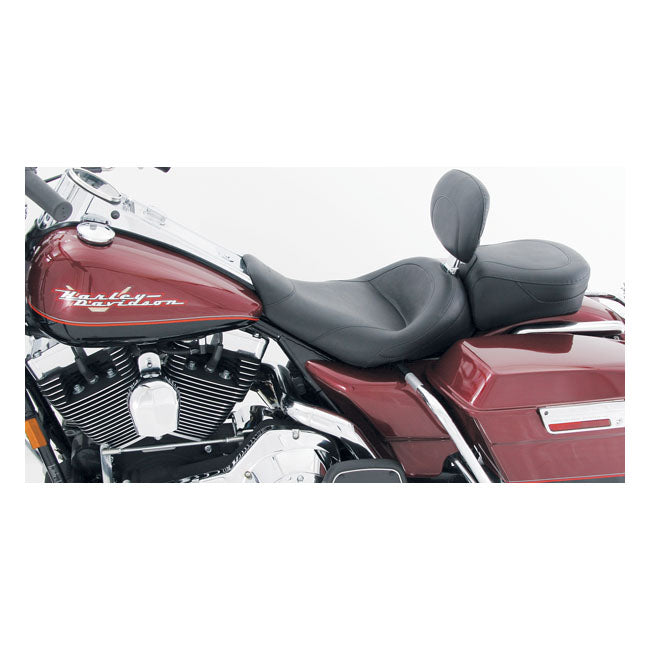 Passenger Seat Recessed Black 11 Inch For 97-21 FLT/Touring