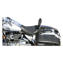 Standard Touring Solo Seat With Rider Backrest Black For 97-07 FLHR