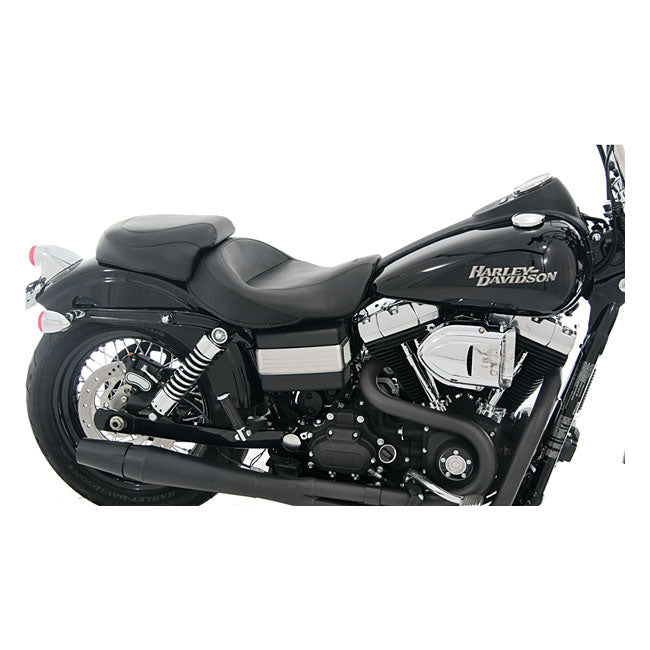 Wide Touring Solo Seat Black For 06-17 Dyna (Excl. 14-17 FXDF Fat Bob) (NU)