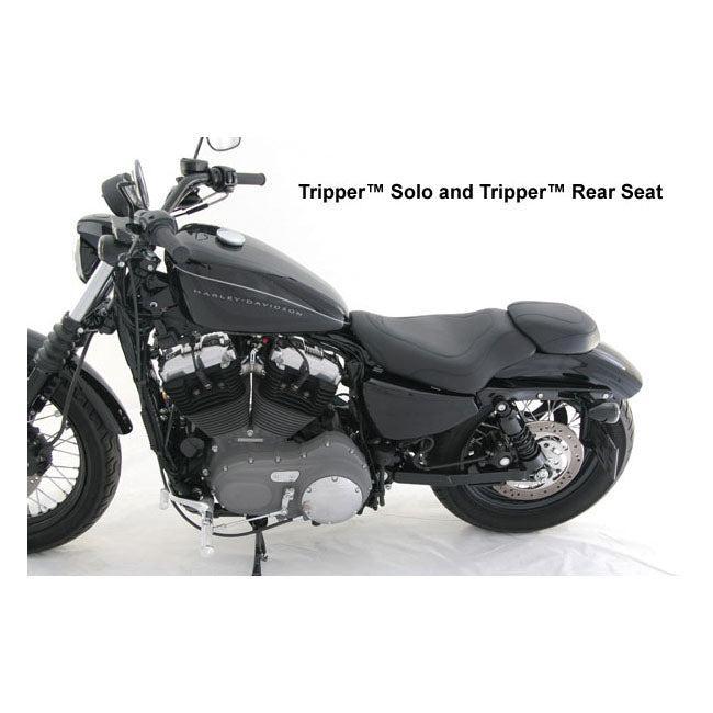 Tripper Passenger Seat Black For 04-21 XL