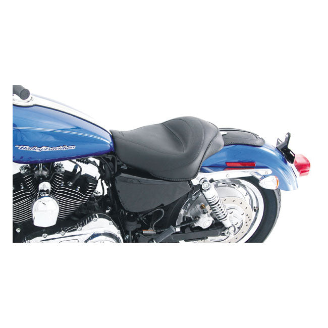 Standard Touring Solo Seat Black For 04-21 XL With 4.5 Gallon Fuel Tank