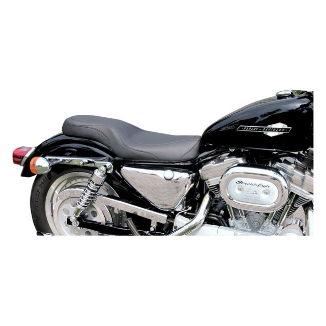 Daytripper 2-Up One-Piece Seat Black For 96-03 XL With 2.2 And 3.3 Gallon Tanks (NU)