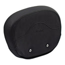 Vintage Sissy Bar Back Pad Black 06-17 Softail With 200mm Tire - 9 x 11.5 Inch