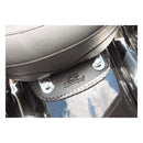 Mini Fender Bib Plain With Braided Edges Black For 00-03 FLSTS; 06-07 FLSTSC; 07-17 FLSTC; 05-17 FLSTN; 97-21 FLT/Touring