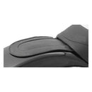 Rear Fender Bib Plain With Braided Edges Black For 06-17 Softail with wide tire and Mustang solo seat (NU)