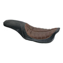 2-Up Enzo Seat Black/Brown For 08-25 Touring